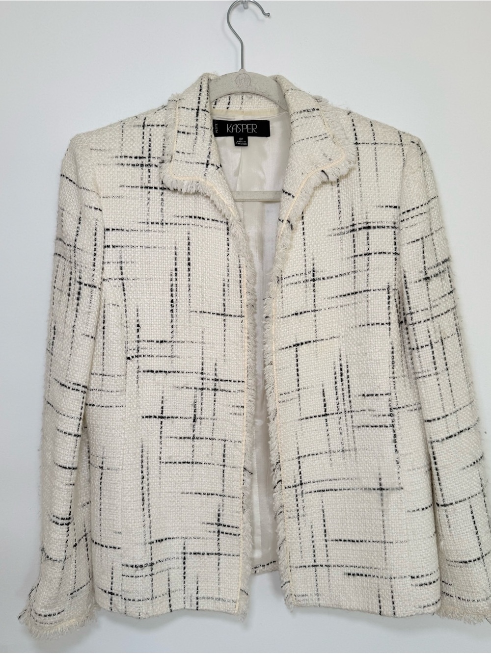 Kasper Cream Tweed Blazer